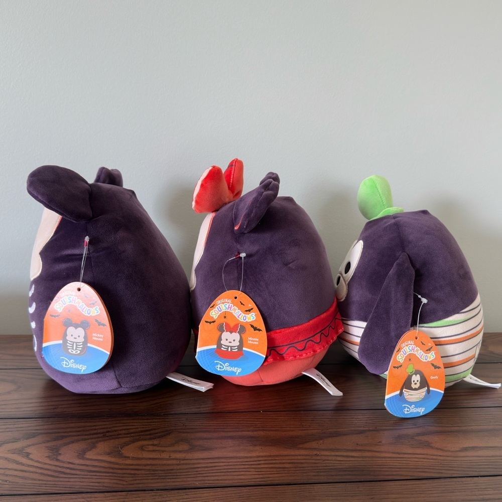 Disney Halloween Squishmallows Bundle β Mickey Goofy Minnie NEW With Tags RARE - Picture 2 of 10